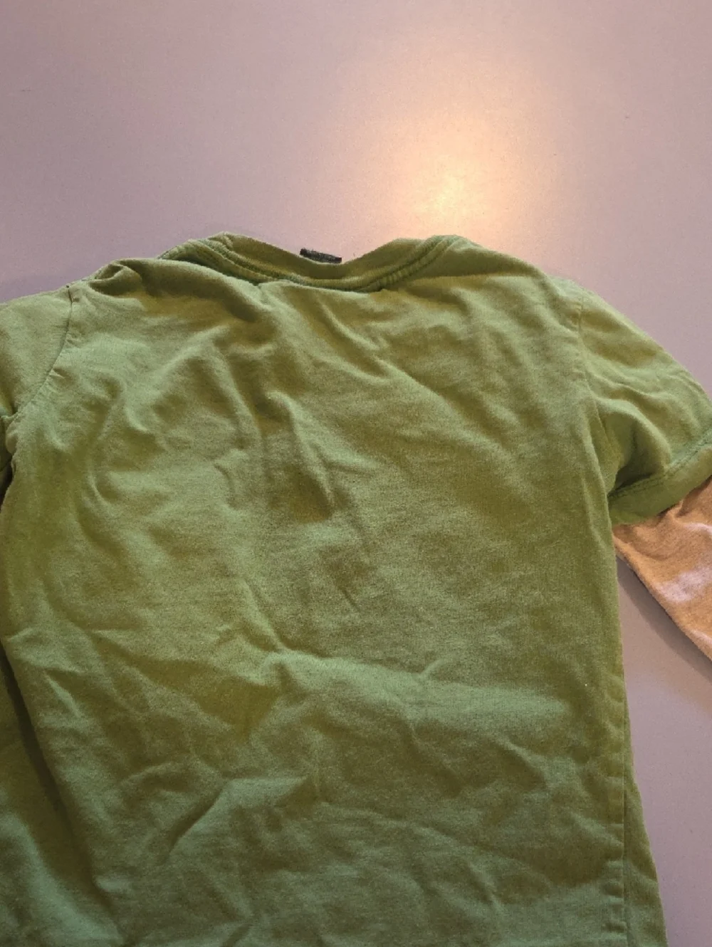 John Deere Green and Yellow Tractor Double-Layer Look Long Sleeve Tee - Picture 4 of 4